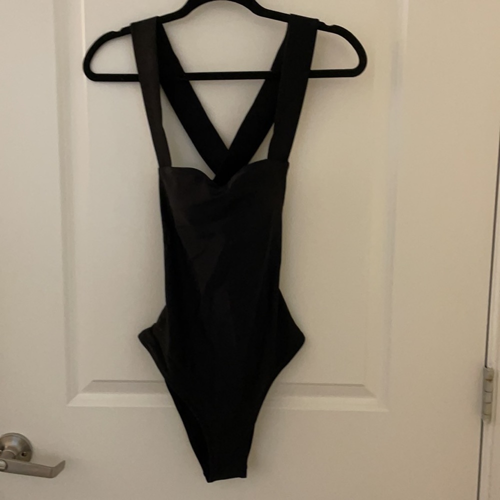 Aerie One Piece Black Swimsuit Size Small